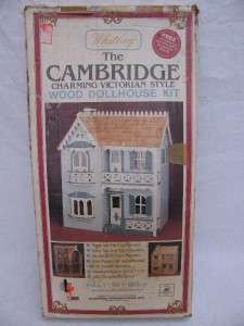   WHITNEY THE CAMBRIDGE CHARMING VICTORIAN WOOD DOLLHOUSE KIT DOLL HOUSE