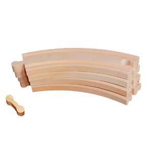 Curved Train Tracks Fit Thomas Wooden Railway and Brio Train Sets 