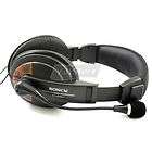 new computer pc laptop headphone headset with mic black one