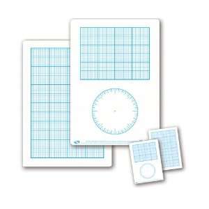   Graph Boards, Set of 5 (Double sided/Dry Erase)