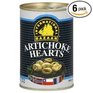 International Bazaar Artichoke Hearts, 14 Ounce (Pack of 6)  