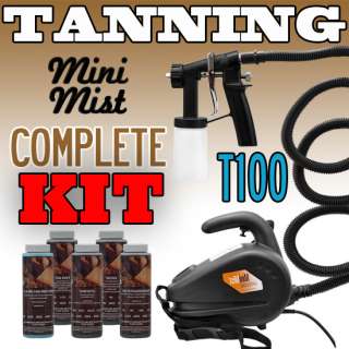 Mini Mist Sunless Spray Tanning Equipment KIT Machine Airbrush TAN 