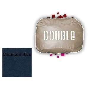  Teens Midnight Blue Faux Suede Double Comfort Sac Plush 