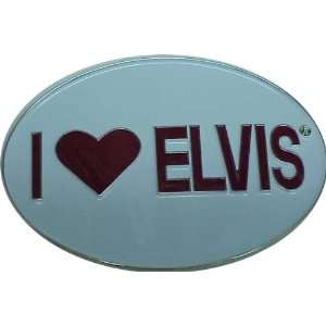 I Love Elvis Belt Buckle 