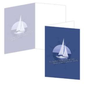  ECOeverywhere Lost at Sea Boxed Card Set, 12 Cards and 