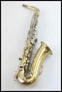 1967 Buescher Gold Lacquered Eb Student Model Alto Saxophone w/Case 
