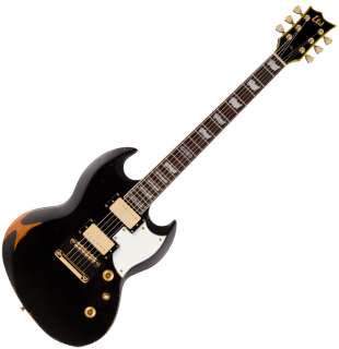 ESP LTD Viper 256 AVB Electric Guitar in Aged Vintage Black. Brand New 