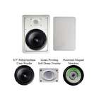Acoustic Audio MT6 White 250 Watt 6.5 In Wall/Ceiling Home Speaker