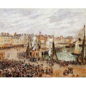   24x36 Inch, painting name Chaponval Landscape, by Pissarro Camille