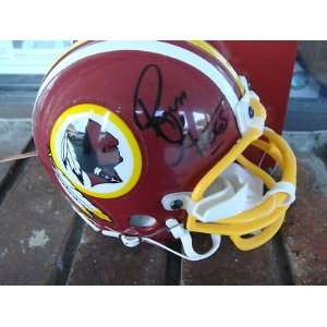  Russ Grimm Washington Redskins Signed Mini Helmet W/coa 