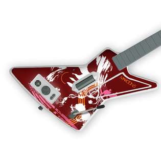  M520040 Guitar Hero Gibson X Plorer  Xbox 360  Maroon 5  Abstract Skin