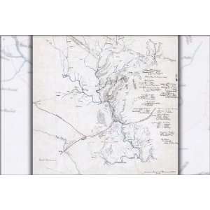  First Manassas Confederate Map, First Battle of Bull Run 