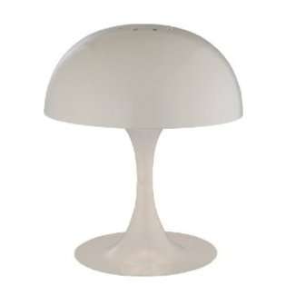 Lite Source LS 21095WHT Cutie Mini Table Lamp, White Metal Shade at 