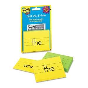  Post it® Super Sticky Sight Word Notes for Kids, 3 x 4, 2 