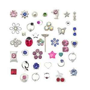   Nose Studs Rings Mixed Sizes 22G FREE Nose Ring Backing Jewelry