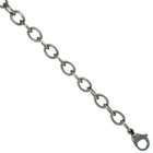 Sabrina Silver Stainless Steel Cable Link Chain 6 mm (1/4 in.) wide 