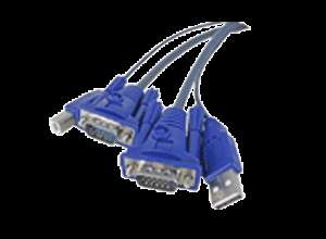 USB VGA KVM Male Keyboard Computer Monitor Mouse Cable  