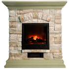 SEI Blake Electric Fireplace in Antique Oak