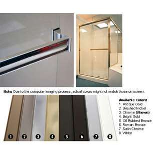   Oil Rubbed Bronze Tub Enclosure and Sliding Shower Door Pull Handle
