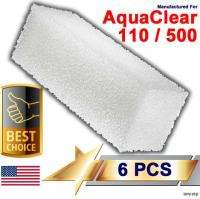 Pack of Foam Filtera for AquaClear 110 / 500   NEW