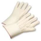 West Chester Quilted Cotton Double Palm Gloves with Gauntlet Cuff (lot 
