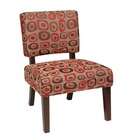 Avenue Six Jasmine Accent Chair   Fabric Twilight Rust