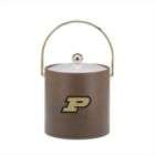 collegiate logo clear lucite cover and metal handle clean with damp 