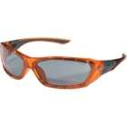 Logistics Safety Glasses   Forceflex   Orange Frame   Silver Mirror 