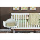 Inspired Crib Bedding Geox Orange and Green Changing Pad Cover