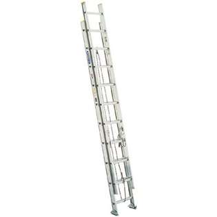    pound Duty Rating Aluminum Flat D rung Extension Ladder 
