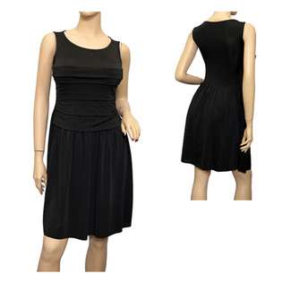 eVogues Apparel Jr Plus size Sleeveless Mini Dress Black 