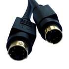 Professional Cable Mini Din Male   Male S Video Cable   12 Feet