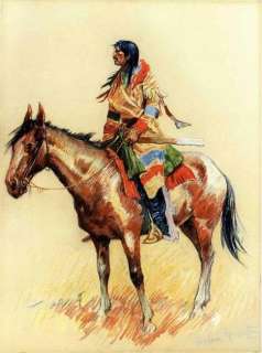 Breed Frederic Remington oil painting repro  