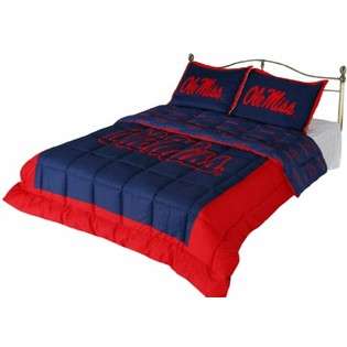 College Covers MISCMTW Ole Miss Reversible Comforter Set   Twin at 