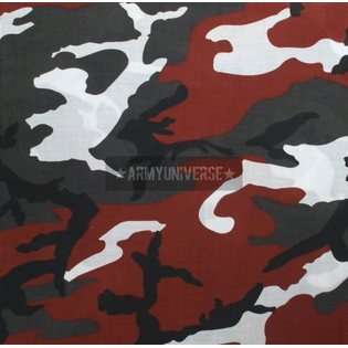 Red Camouflage Bandana (22 x 22)  Rothco Clothing Handbags 