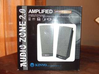 Kinyo Speaker System, PA 115B, NIB, Computer or Game  