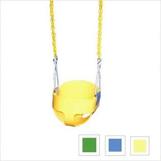   Playsets 04 0008 Y Full Bucket Toddler Swing   Yellow 