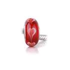 Bling Jewelry Murano Red Heart Glass Bead 925 Sterling Silver Pandora 
