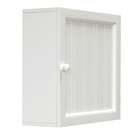   Fashions 3 in 1 Wall Cabinet and Shelf Set with Wall Mirror in White