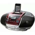 RCA PORTABLE CD PLAYER WITH iPhone DOCK ENJOY LISTENING TO MUSIC 