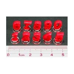  Condition Markers Micro Number Marker Set (Red) 