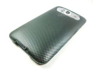 FOR HTC HD7 CARBON FIBER HARD COVER CASE  