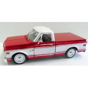   1972 Chevy Cheyenne Two Tone Color in RED and White Toys & Games
