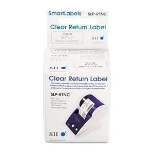   Return Address Labels for Label Printers, 2/3 x 2, Clear, 440/Box