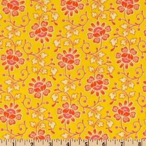  44 Wide Bandana Beauties Floral Citrus Fabric By The 