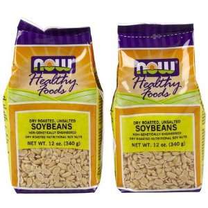   Soybeans Unsalted Non Gmo, 12 oz, 2 ct (Quantity of 4) Health