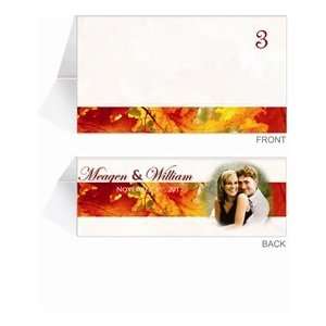  200 Photo Place Cards   Autumn Morning Fresh Office 
