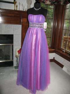 Studio 17 12246 Purple Blue Pageant Prom Gown 20  