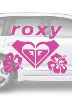 Roxy Hibiscus Surf car vinyl sticker decal /A  