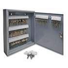 key cabinet includes plastic key tags and hardware for mounting